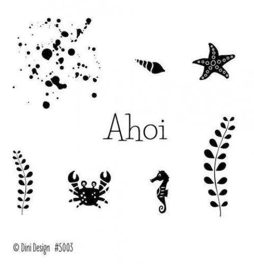 Dini Design Clear Stamps - Ahoi 1 (DE)