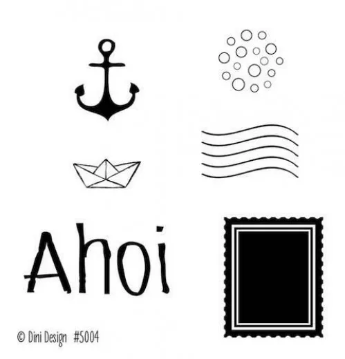 Dini Design Clear Stamps - Ahoi 2 (DE)