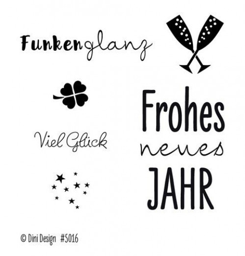 Dini Design Clear Stamps - Silvester (DE)