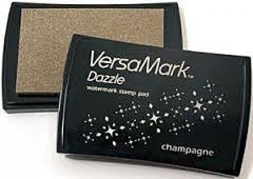 Versamark Dazzle Stempelkissen Champagne