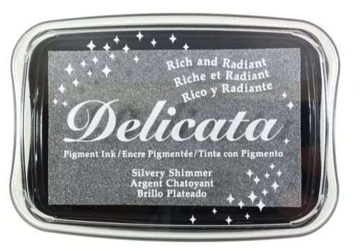 Delicata Stempelkissen - Metallic Silvery shimmer