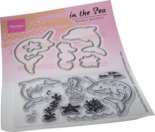 Clear Stamps and Die Set - Elines Animals Im Meer