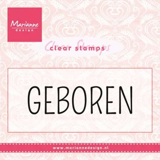 Clear Stamps - Geboren Schriftzug