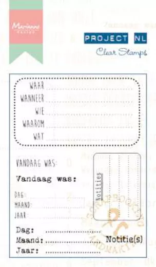 Clear Stamps - Notizen