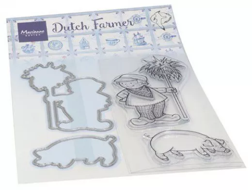 Clear Stamp and Die Set - Hettys Dutch Farmer