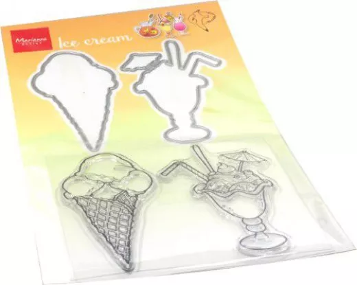 Clear Stamp and Die Set - Hettys Summer Eis