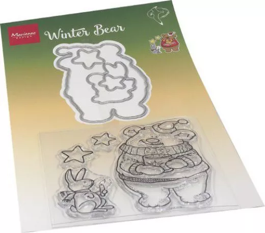 Clear Stamp and Die Set - Hettys Winter Bear