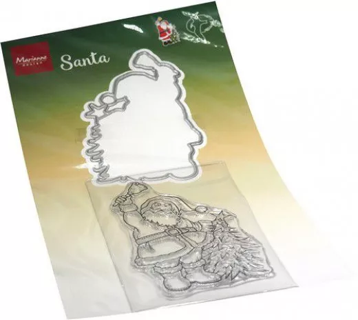 Clear Stamp and Die Set - Hettys Santa