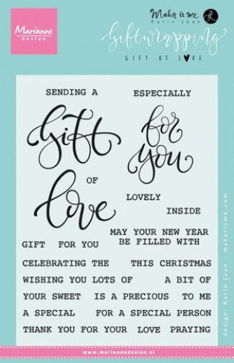 Clear Stamps - Giftwrapping Gift of love (EN)