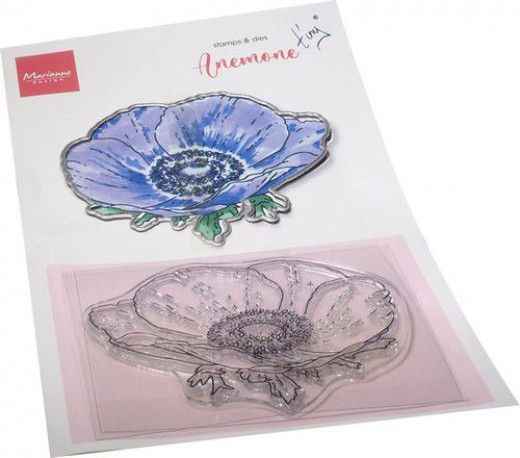 Clear Stamp and Die Set - Tinys Flower Anemone