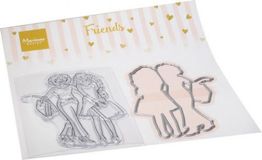 Clear Stamps and Die Set - Friends