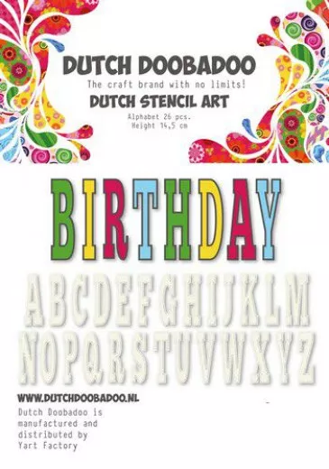 Dutch Stencil Art - Alphabet 5