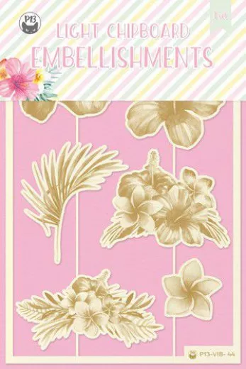 Piatek13 Chipboard Embellishments - Summer Vibes 01