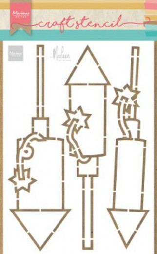 Craft Stencil - Feuerwerk by Marleen