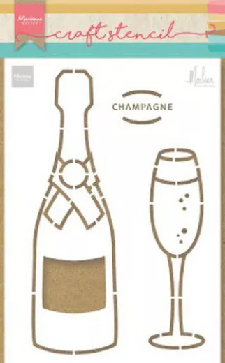 Craft Stencil - Champagner von Marleen