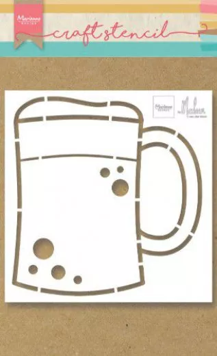 Craft Stencil - Bierkrug von Marleen