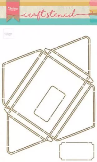 Craft Stencil A4 - Umschlag