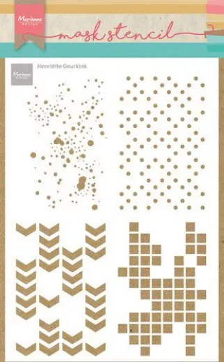 Craft Stencil - Henriettes Hintergrund