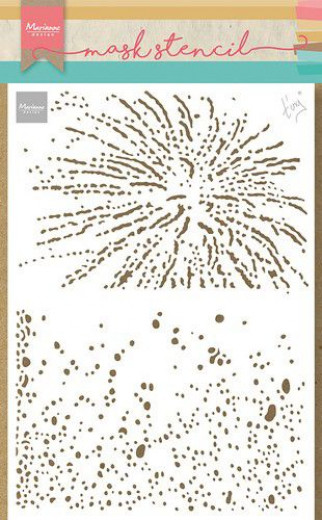 Craft Stencil - Tinys Bubbles and Sparkles