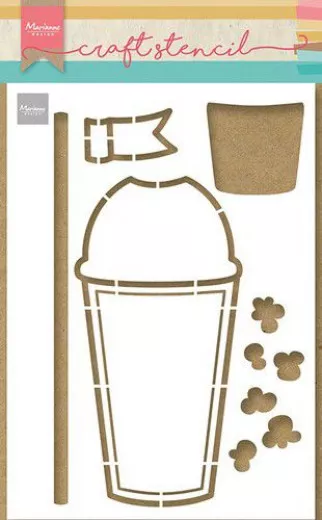 Craft Stencil - Smoothie Becher