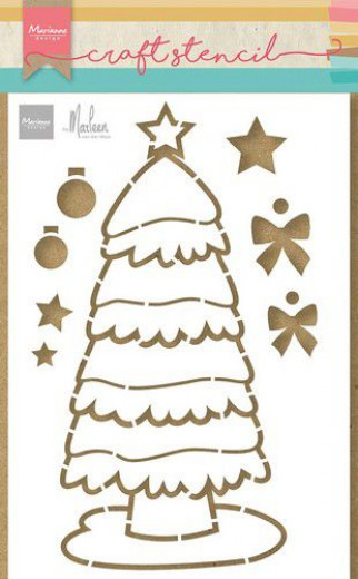 Craft Stencil - Weihnachtsbaum by Marleen