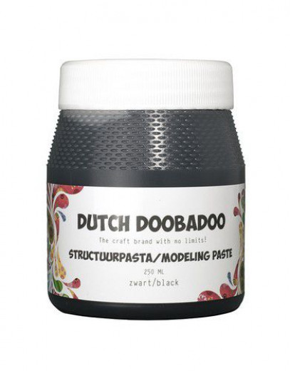 Dutch Structure Paste Smooth Schwarz