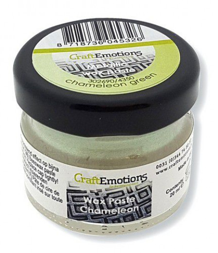 CraftEmotions Wax Paste Chamäleon - grün