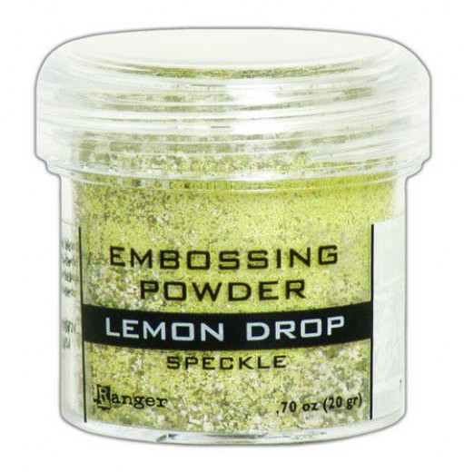 Embossing Speckle Powder - Lemon Drop