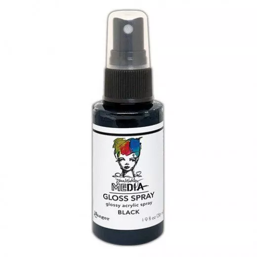 Dina Wakley Media Gloss Spray - Black