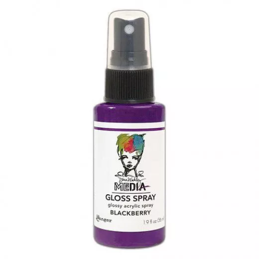 Dina Wakley Media Gloss Spray - Blackberry