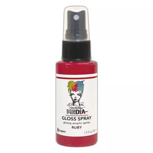 Dina Wakley Media Gloss Spray - Ruby