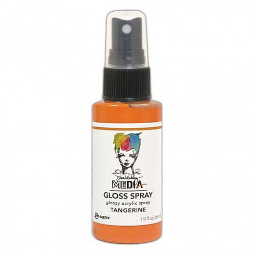 Dina Wakley Media Gloss Spray - Tangerine