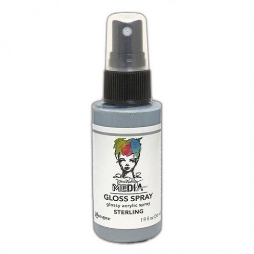 Dina Wakley Media Gloss Spray - Sterling