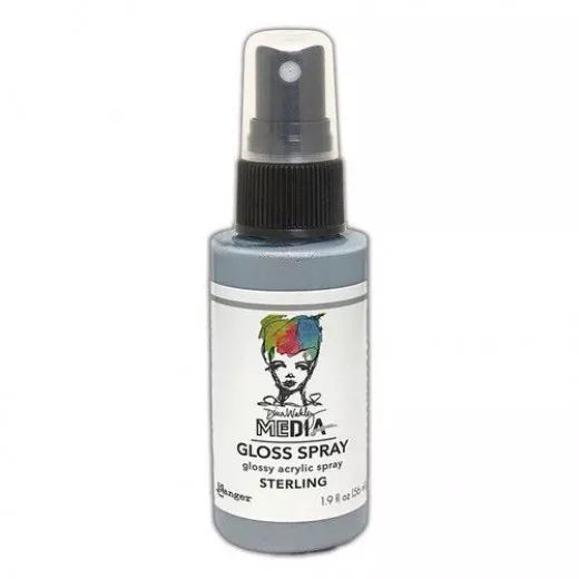 Dina Wakley Media Gloss Spray - Sterling