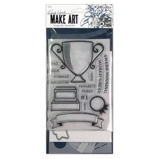 Wendy Vecchi Stamp/Stencil/Die set - Award Winning