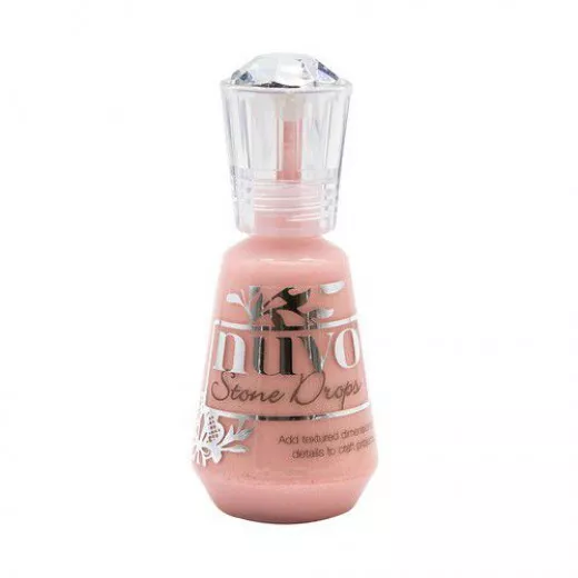 Nuvo Stone Drops - Rosebud Pink