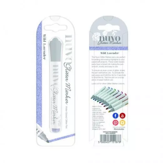 Nuvo Glitter Marker - Wild Lavender