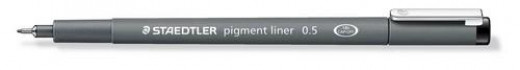 Staedtler Pigment Liner Fineliner 0,5 mm schwarz