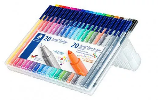 Staedtler Triplus Mixed Set (Fineliner + Filzstifte)