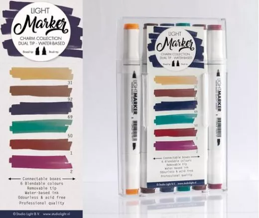 Studio Light Water Based Dual Tip Marker - Chique