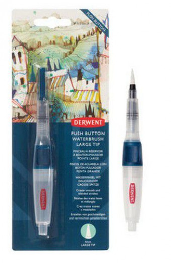 Derwent Push Button Waterbrush Large