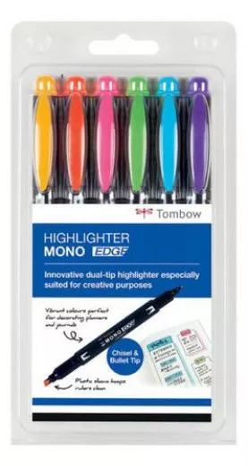 Tombow Highlighter MONO edge Set