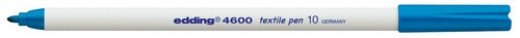 edding-4600 textile pen hellblau