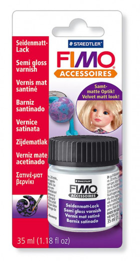 Fimo Lack seidenmatt auf Wasserbasis