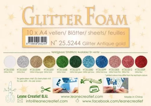 LeCrea Flitter Foam - Antik Gold