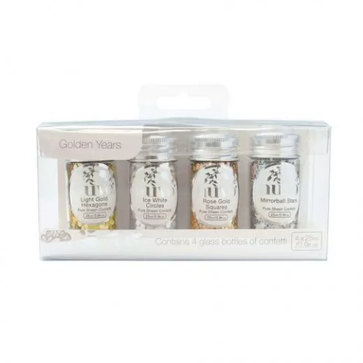 Nuvo Pure Sheen Confetti Set - Golden Years