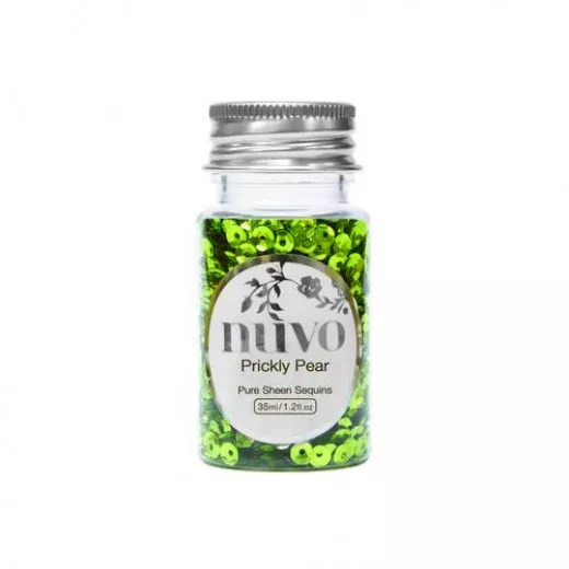 Nuvo Pure Sheen Sequins - Prickly Pear