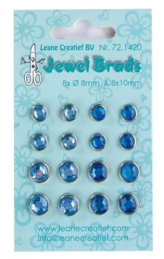 LeCrea - Jewel Brads Dunkelblau + Hellblau