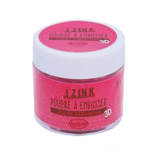 IZINK Embossing Powder - Geranium