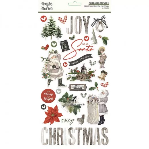 Simple Stories 6x12 Chipboard - Simple Vintage Rustic Christmas